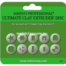 Makins         Ultimate Clay Extruder Additional Discs Set D.